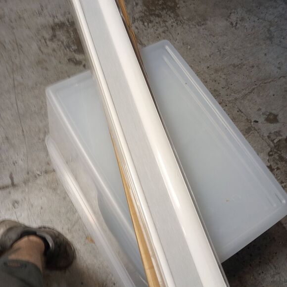 Cordless Honeycomb Blinds  Silver/White 27"x64" - Picture 1 of 1